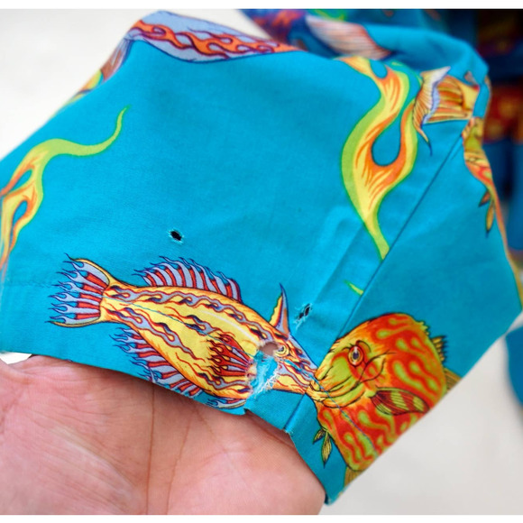 Classic Aloha Hawaiian Summer Shirt Mens Large - Picture 6 of 6